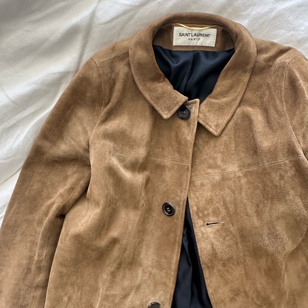 Saint Laurent - Suede Coat - XS